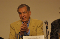 Ren� Avil�s Fabila recibe homenaje por trayectoria en la Sala M. Ponce del Palacio de Bellas Artes - 50 a�os de Literatura - Protagonistas de la literatura mexicana. 