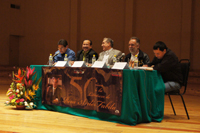 De izquierda a derecha: David Figueroa, Rafael Luviano, Ren� Avil�s Fabila, Jorge Mel�ndez y David Gutierrez.