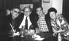 J. Bruce Novoa, &Oacute;scar Hijuelos, Ren&eacute; Avil&eacute;s Fabila y su esposa Rosario Casco