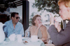Ren&eacute; Avil&eacute;s Fabila con Elena Garro y Elena Paz