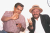 Ren&eacute; Avil&eacute;s Fabila con Jos&eacute; Luis Cuevas