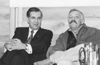 Ren&eacute; Avil&eacute;s Fabila con Jos&eacute; Luis Cuevas