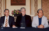 Ren&eacute; Avil&eacute;s Fabila con Carlos Bracho y H&eacute;ctor Anaya