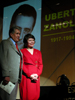 Ren&eacute; Avil&eacute;s Fabila con la pianista Betty Zanolli Fabila