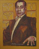 Ren&eacute; Avil&eacute;s Fabila, &oacute;leo del artista Guillermo Ceniceros, pintado en 2011