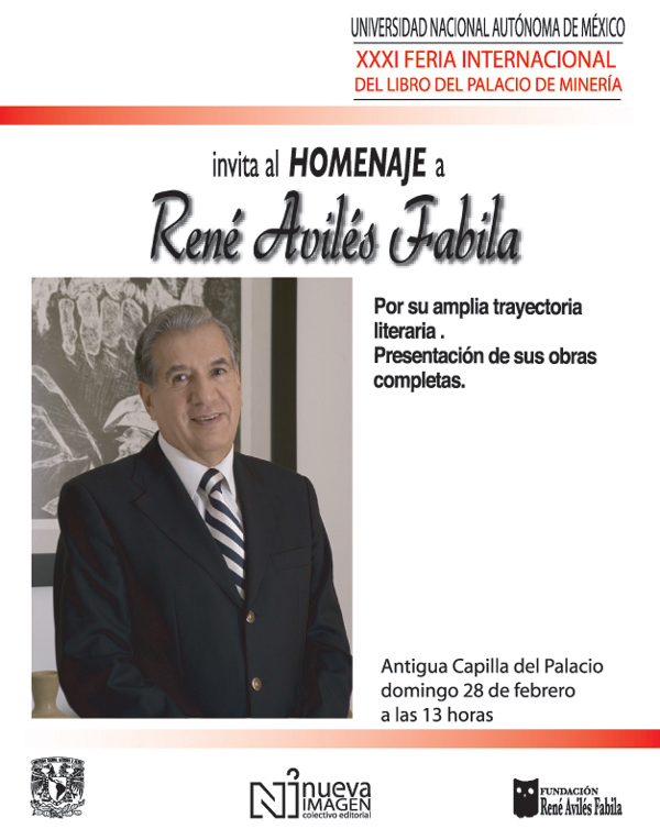 Homenaje a Ren� Avil�s Fabila el 28 de febrero 2010