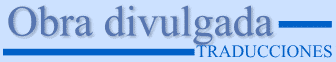 Obra divulgada: Traducciones