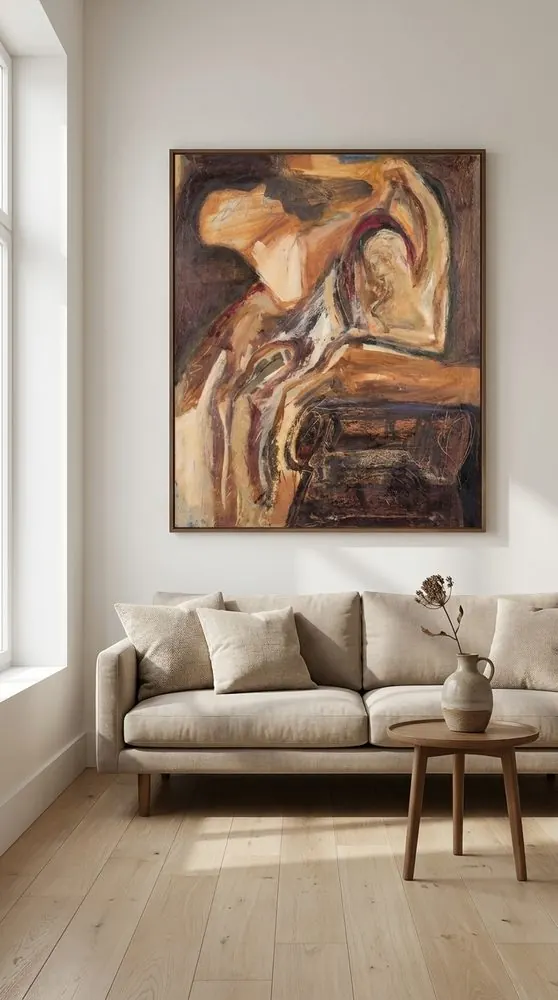 Óleo de la colección ARTERAF en una sala
