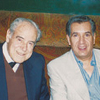 Con el Académico Don Alonso Zamora Vicente. Madrid (1993)
