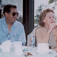 Con Elena Garro y Elena Paz en Guadalajara (1992)