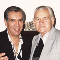 Con Héctor García (2001)