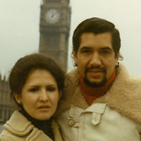 Rosario y René en Londres, 1971