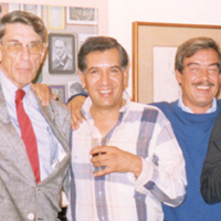 Paco Prieto, Gerardo de la Torre, John Brushwood, René Avilés Fabila, Eugenio Aguirre y Marco Aurelio Carballo